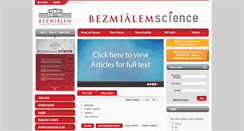 Desktop Screenshot of bezmialemscience.org